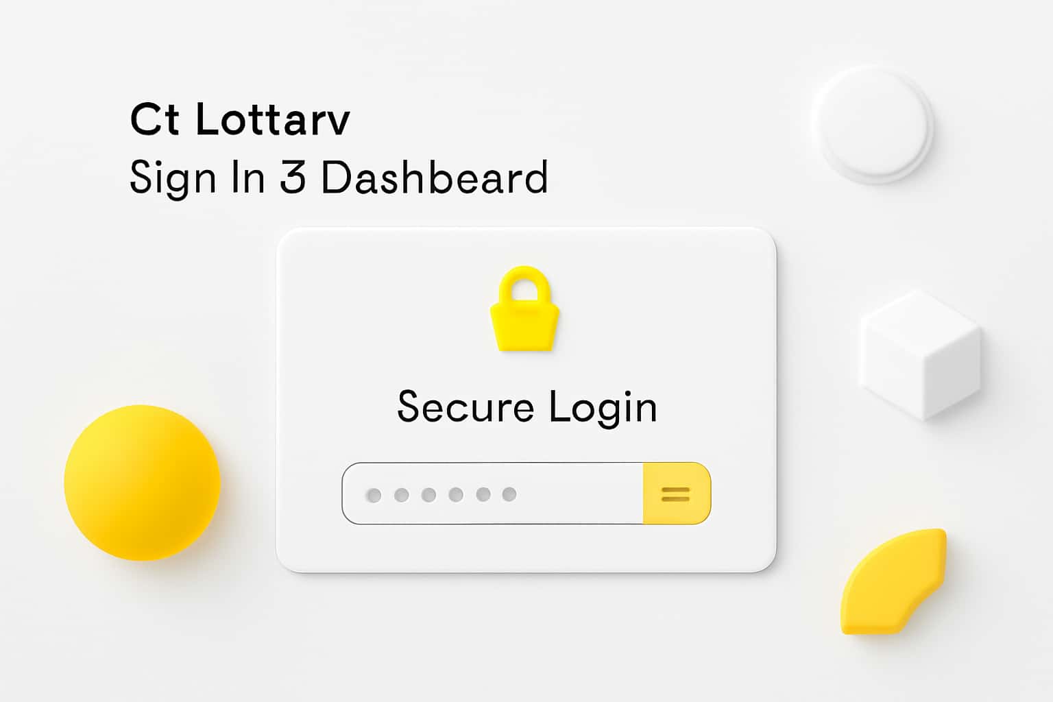 C1 Lottery Sign In & Dashboard Interface