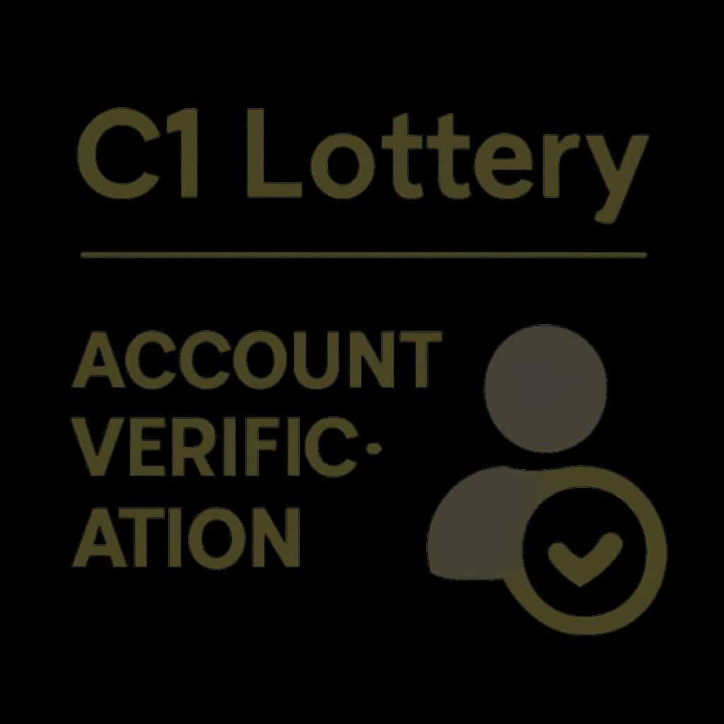 Icon concept for C1 Lottery Account Verification.