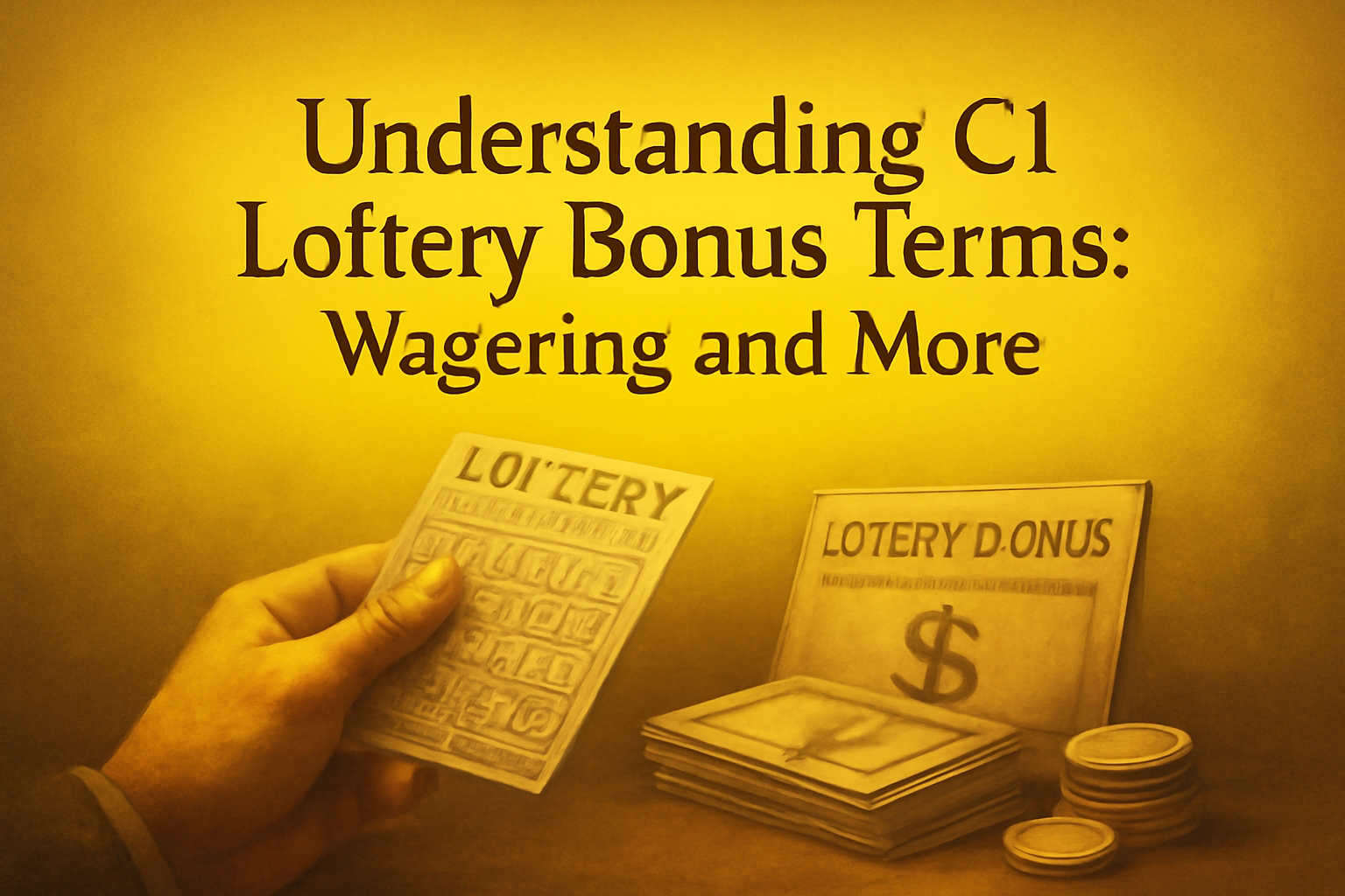 Informational image representing the Login Guide for C1 Lottery.