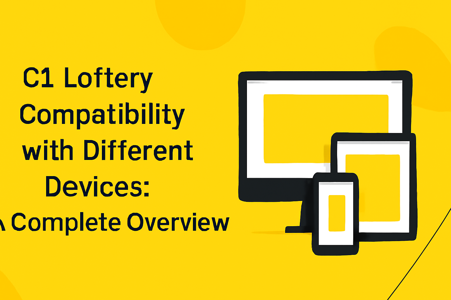 An informational graphic about C1 Lottery App FAQ, showcasing the app's features and functions.