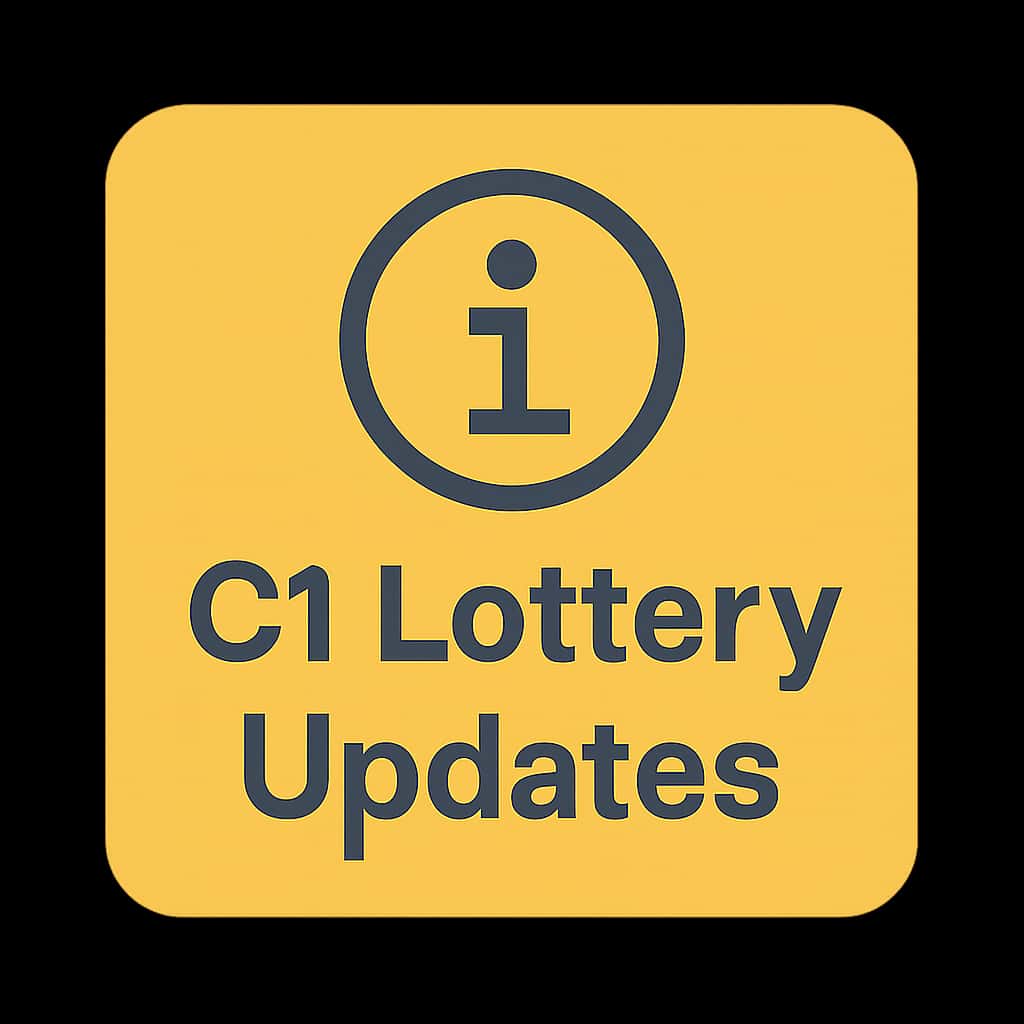 C1 Lottery Updates guidance icon.