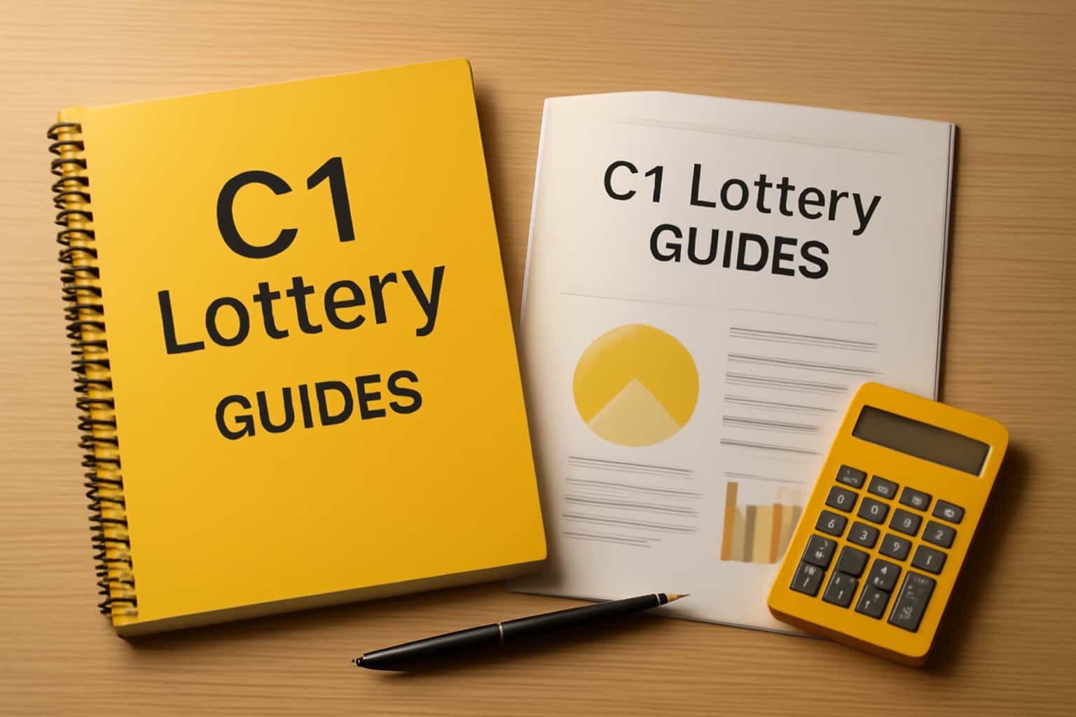 Informational image representing C1 Lottery Guides with clear text.