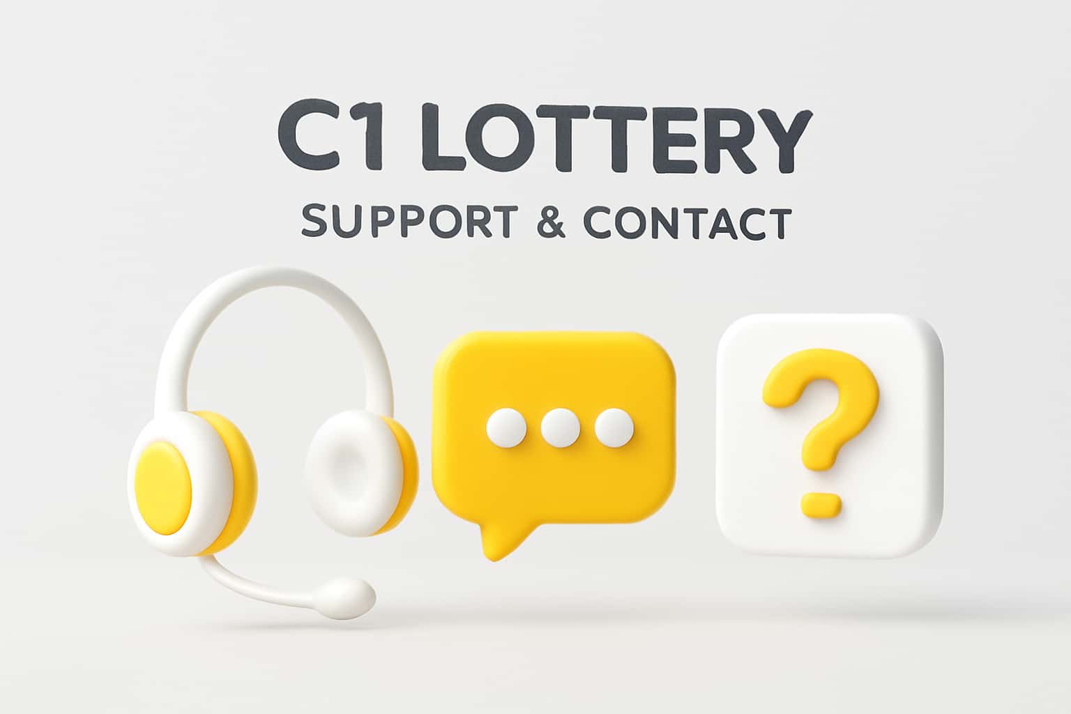 C1 Lottery Support & Contact Interface