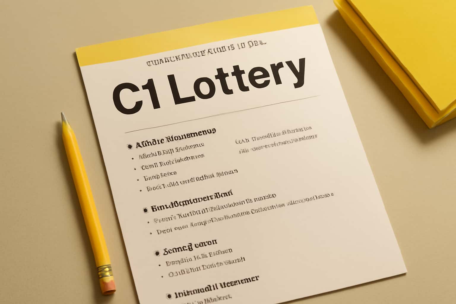 Informational image about Installation Guide for C1 Lottery