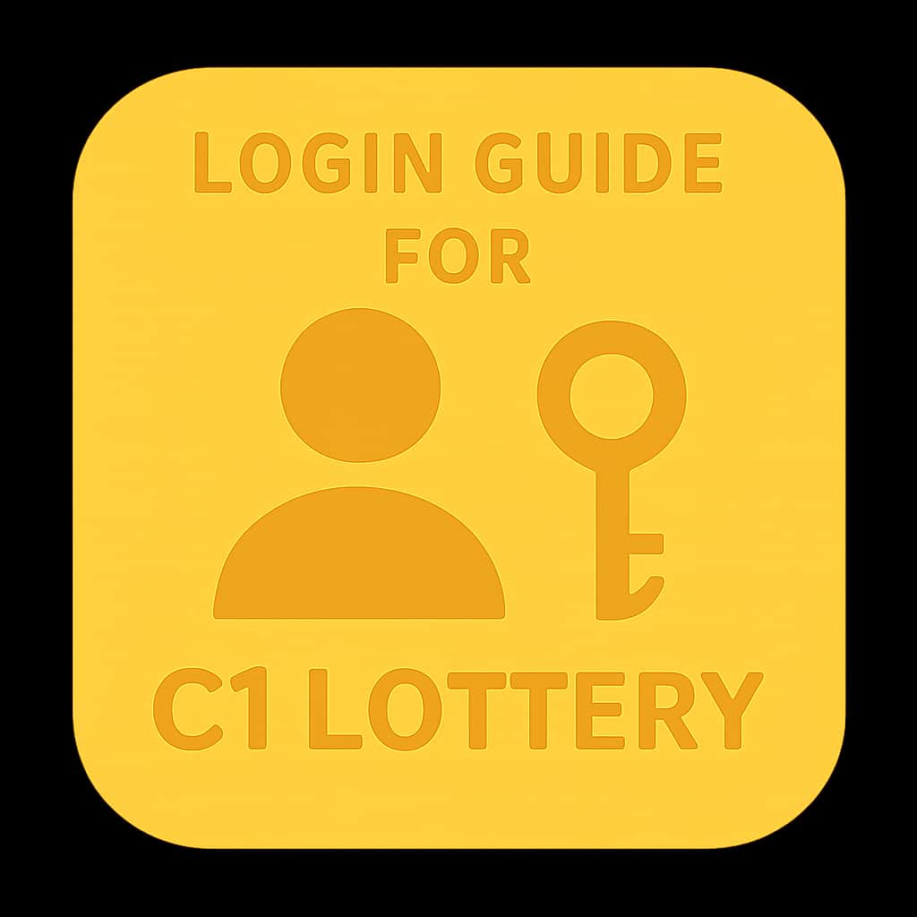 Icon representing the Login Guide for C1 Lottery.
